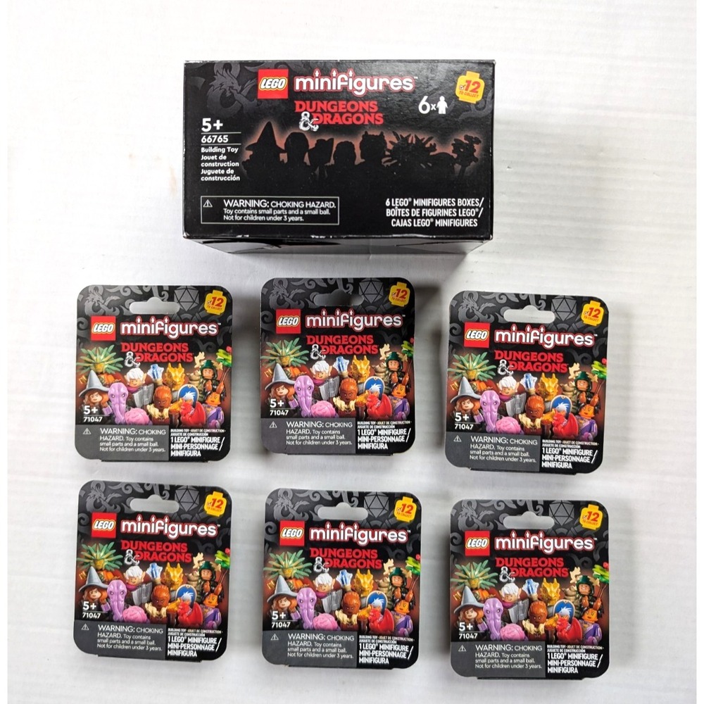 Lego Dungeons & Dragons Minifigures Box Set of 6 NIB 66765 71047